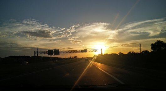 road-home-sunset